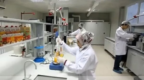 Fruit juice production-testing-lab