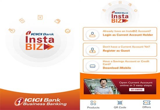 ICICI bank Instabiz app
